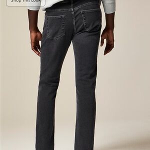 Jcrew 770™ Straight-fit stretch jean in dark charcoal wash